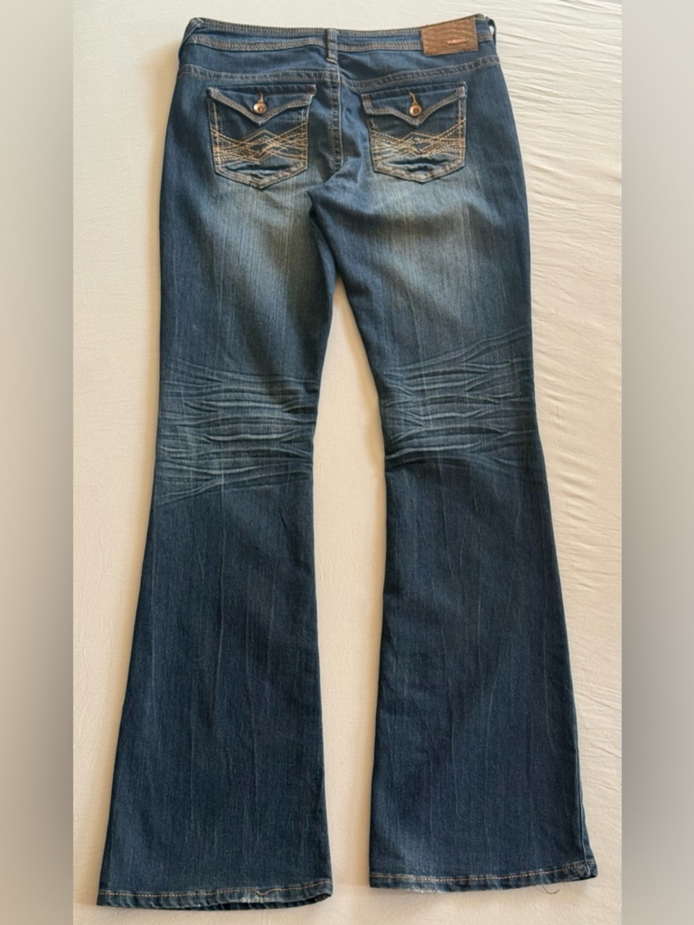 Dollhouse Dark Blue Flared Jeans - Picture 8 of 11